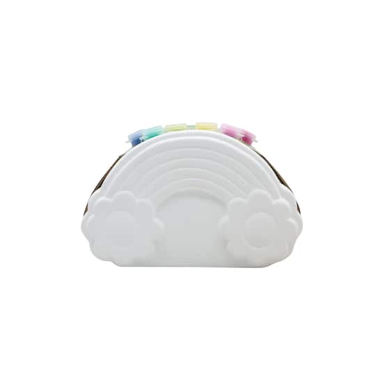 Rainbow Flower Ceramic Planter Kit by Creatology™